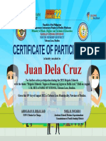 2022 Brigada Cerificate of Participation