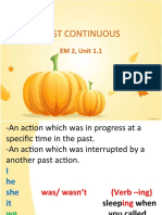 ENGLISH IN MIND 2, Unit 1.1, Past Continuous