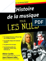 Lhistoire de La Musique Pour Les Nuls Jean Clément Jollet Olivier Carrillo Jollet Etc. Z Lib