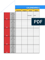 Plantilla Calendario Editorial