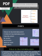 Computer Graphics: 2D Transformations