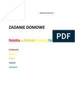 Zadanie Domowe Z Polskich Tańców Narodowych, M.G