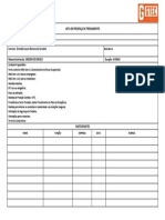 Lista de Presença NR 01