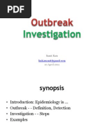 13 Steps of Outbreak Investigation | PDF | Epidemiology | Medical Diagnosis