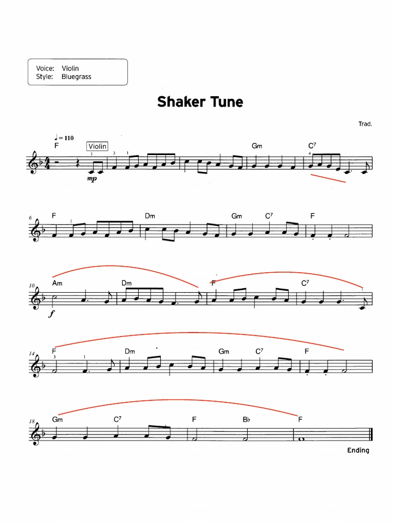 Keyboard Piece_Shaker tune PDF