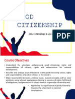 Good Citizenship Values and Responsibilities