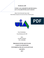 Makalah Faktor Faktor Yang Mempengaruhi