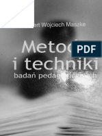 Albert Wojciech Maszke - Metody I Techniki Badań Pedagogicznych