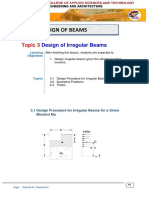 Module 7 Design of Irregular Beams