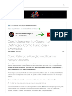 Condicionamento Operante - Definição, Como Funciona + Exemplos - Psicoativo Universo Da Psicologia