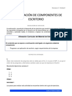 Programación de componentes de escritorio - Resolución de ejercicios Semana 2 / Unidad I