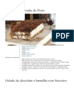 Tiramisu com Vinho do Porto