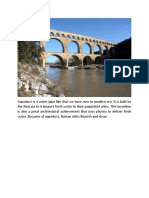 Roman Aqueducts Transport Fresh Water