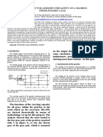 Methodology For Assessing The Safety of A Gearbox