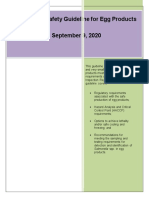 Food Safety Guideline Egg Products