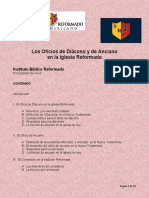 5 Los Oficios de Diácono y de Anciano Esteban DeVries STR