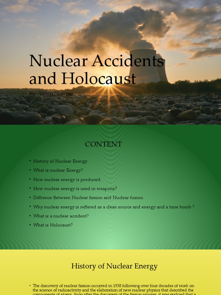 Nuclear Accidents and Holocaust PDF Nuclear Power Nuclear Reactor