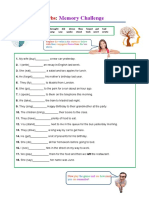 Irregular Verb Simple Past Memory Challenge CLT Communicative Language Teaching Resources Flas 120802