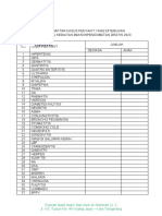 Daftar Kasus Penyakit 2023