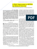 Signal-to-Noise Ratio Improvement in BOTDA Using Balanced Detection