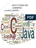 Different Types of Programming Languages