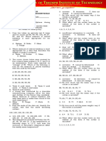 FINAL EXAMINATION (Math in Modern World) Questionnaire