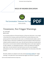 The Conversation - Treatment, Not Trigger Warnings