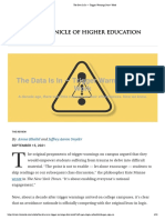 Chronicle of Higher Ed Trigger Warnings Don't Work