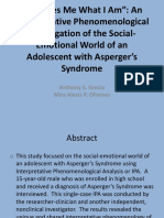 Understanding the Social World of Asperger's