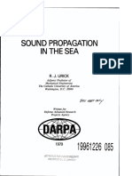 Sound Propogation in The Sea - RJ Urick