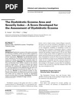 Severity Scoring of Atopic Dermatitis Index SCORAD | PDF
