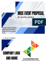 Mice Event Proposal