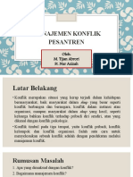 Manajemen Konflik Pesantren