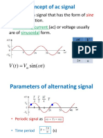 Concept of Ac Signal: Sine Cosine