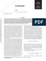 Detection Limits for Nanoscale