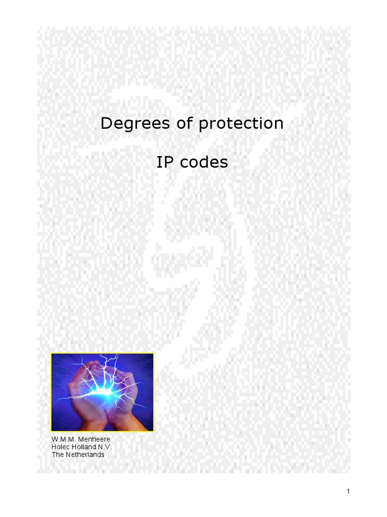 Understanding IEC60529 IP Codes | PDF | High Voltage | Electricity