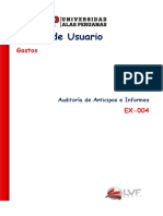 UAP - ERP - CAPA10 - Manual de Usuario - EX-004 - Auditoría de Anticipos e Informes