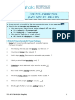 Gerunds - Participles (Danh Đ NG T - Phân T ) : English 11 (UNIT 6)