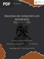 Proceso de Conquista en Honduras