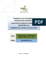 Informe de Actividades Dicomtriz Amazonas (23 01 2022) Borrador Sin Grafico de Pluma de Contaminación