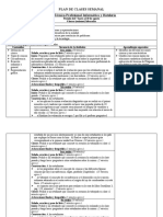 Unidad 1 - Plan Semanal - 2do Período - 3ro Bachillerato