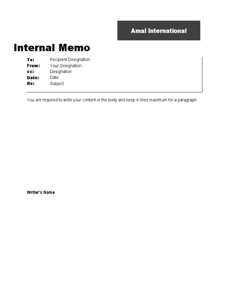 Memo PDF