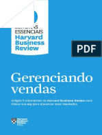 Gerenciando Vendas - Harvard Business Review
