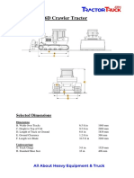 Caterpillar Bulldozer D6D - Specification