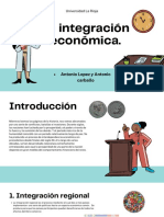 La Integración Económica.