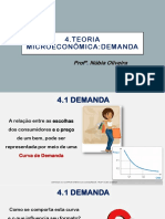 4.teoria Microeconômica:Demanda: Prof . Núbia Oliveira