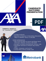 Candidate Matching - MARAVILLA