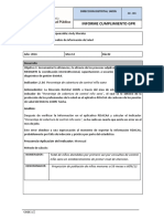 Informe de Porcentaje de Cobertura de Control Niño Sano