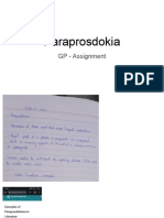 GP - Paraprosdokia