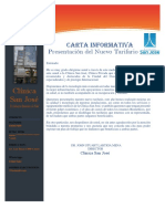 Carta Informativa Modelo